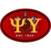 Psi Upsilon Color Oval Decal