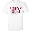 Psi Upsilon Greek Crest T-Shirt(Light Grey)