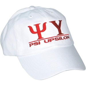 Psi Upsilon World Famous Line Hat(White)