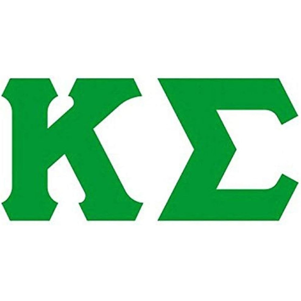 image:imageKappa Sigma Big Greek Letter Window Sticker Decal 4 Inches Kelly GreenKelly Green