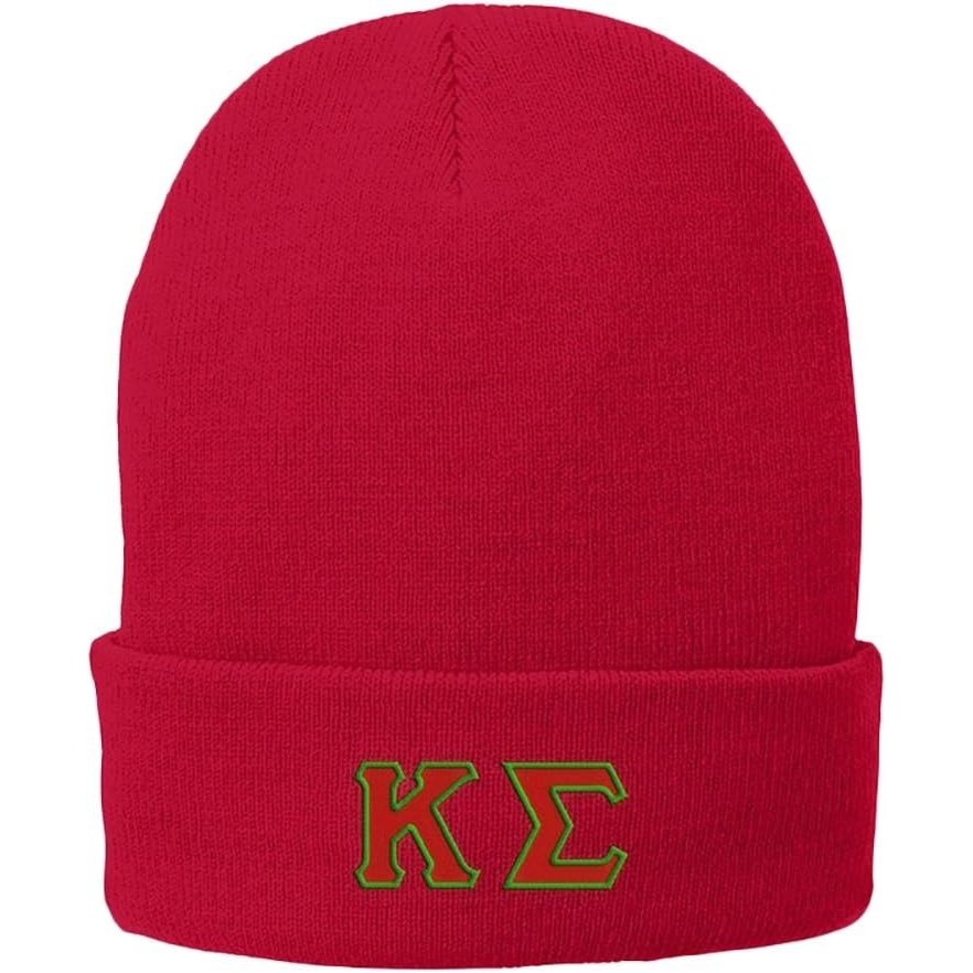 image:imageKappa Sigma Big Greek Lettered Knit CapAthletic Red