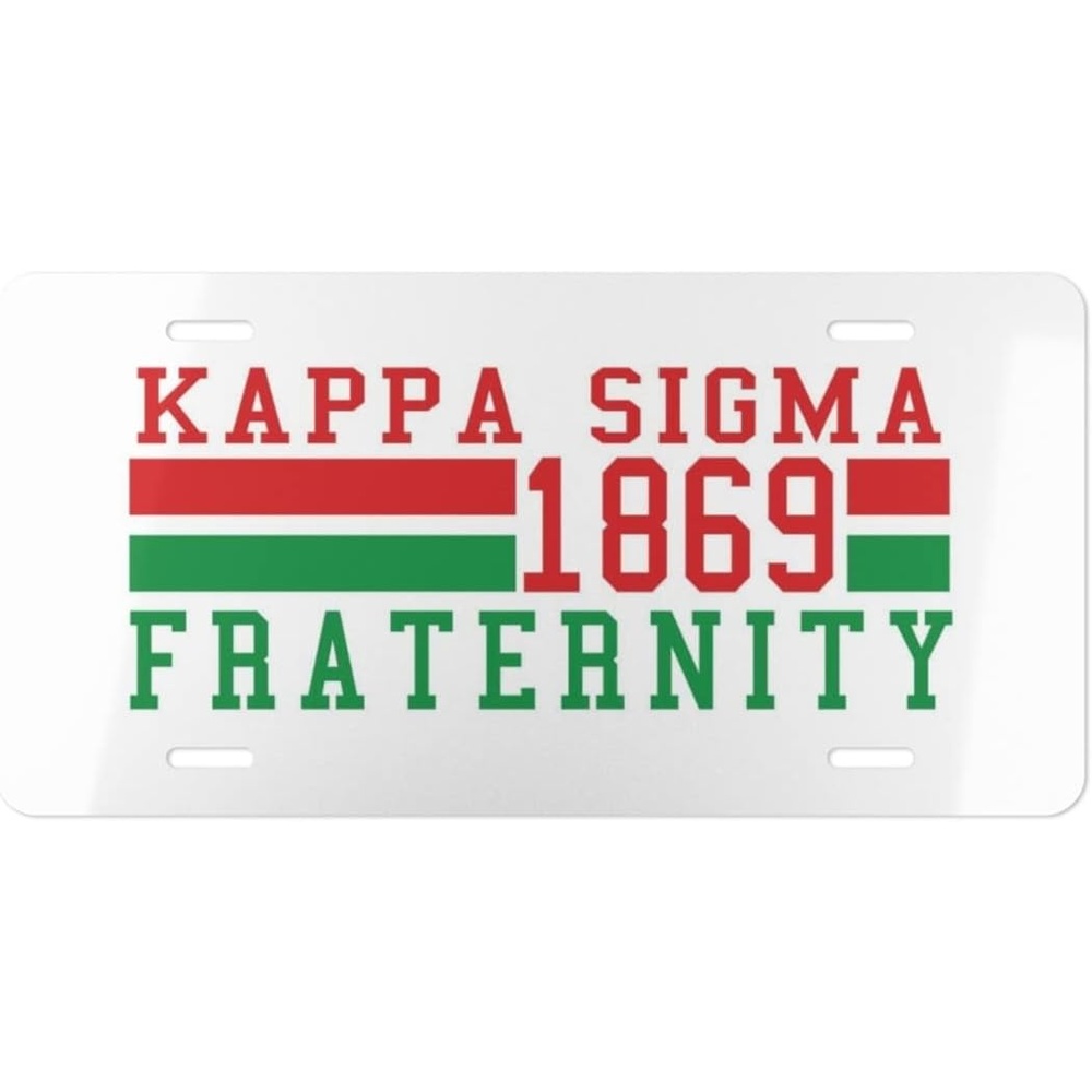 image:imageKappa Sigma Year License Plates