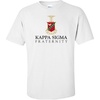 Kappa Sigma Logo Short Sleeve Tee(White)