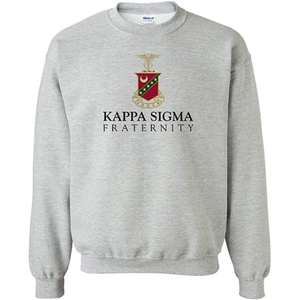 Kappa Sigma Logo Crewneck Sweatshirt(Sports Grey)