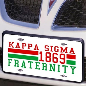 Kappa Sigma Year License Plate