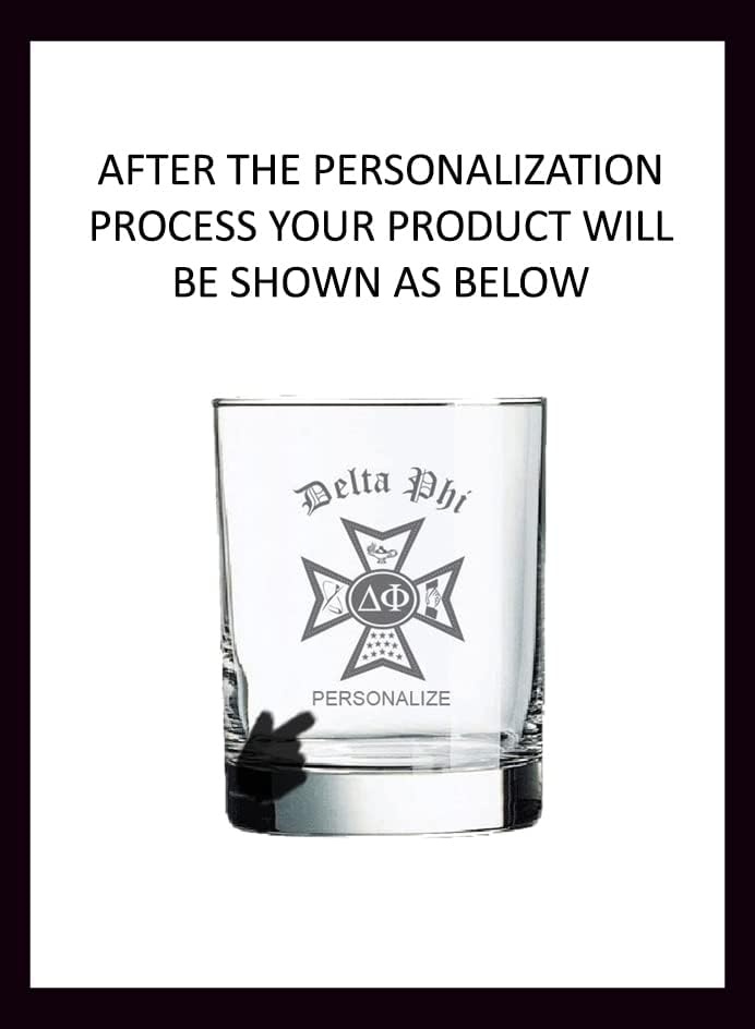 image:imageGreekgear Delta Phi Old Style Glass Transparent
