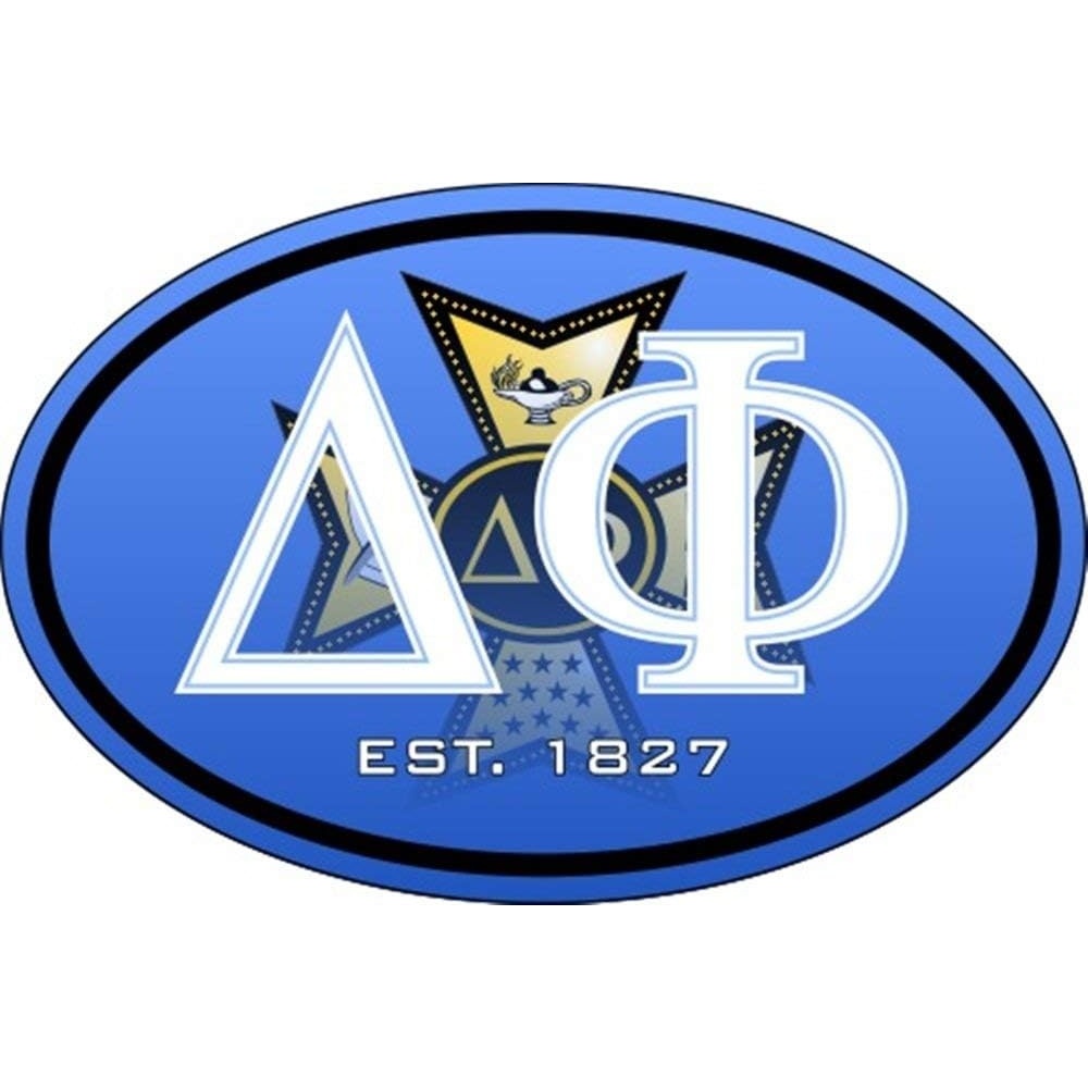 image:imageDelta Phi Color Oval Decal