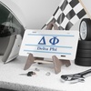 Delta Phi Lettered Lines License Covers
