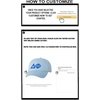 Personalized Delta Phi Greek Line Hat(Light Blue)