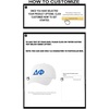 Personalized Delta Phi Greek Line Hat(White)