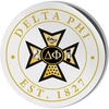 Delta Phi Circle Crest – Shield Decal