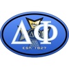 Delta Phi Color Oval Decal