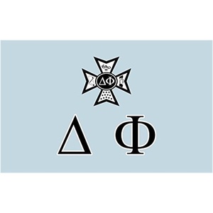 Delta Phi Flag Decal Sticker