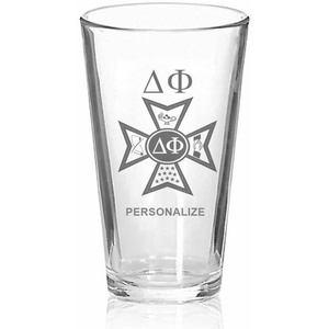 Greekgear Delta Phi Mixing Glass Transparent