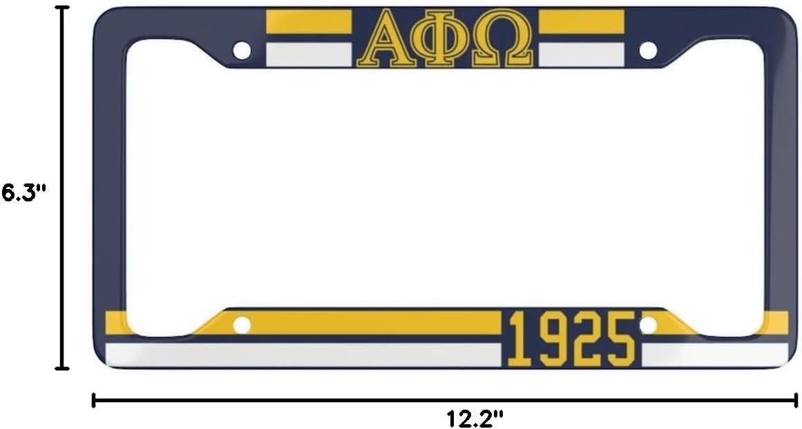 image:imageAlpha Phi Omega Year License Plate Frames