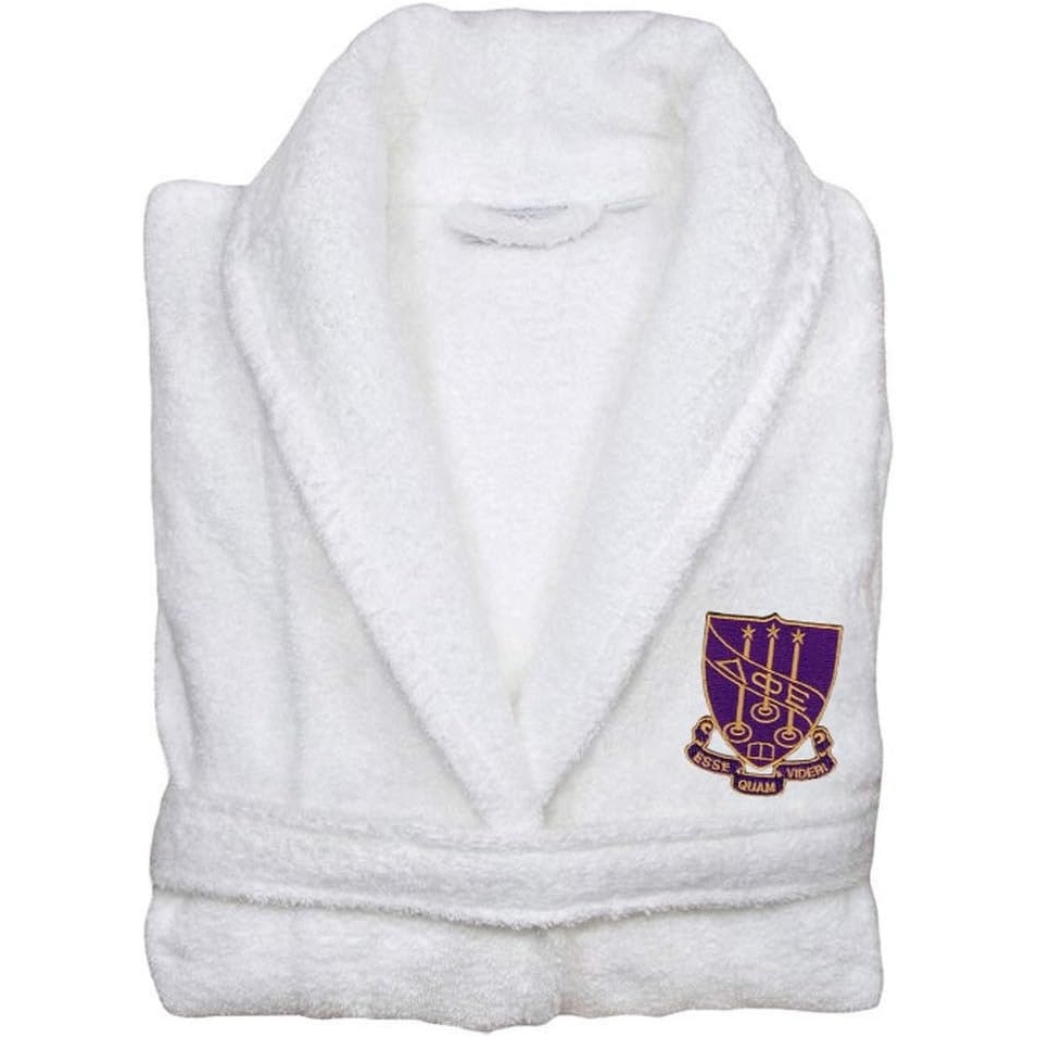 image:imageDelta Phi Epsilon DPHIE Bathrobe Purple
