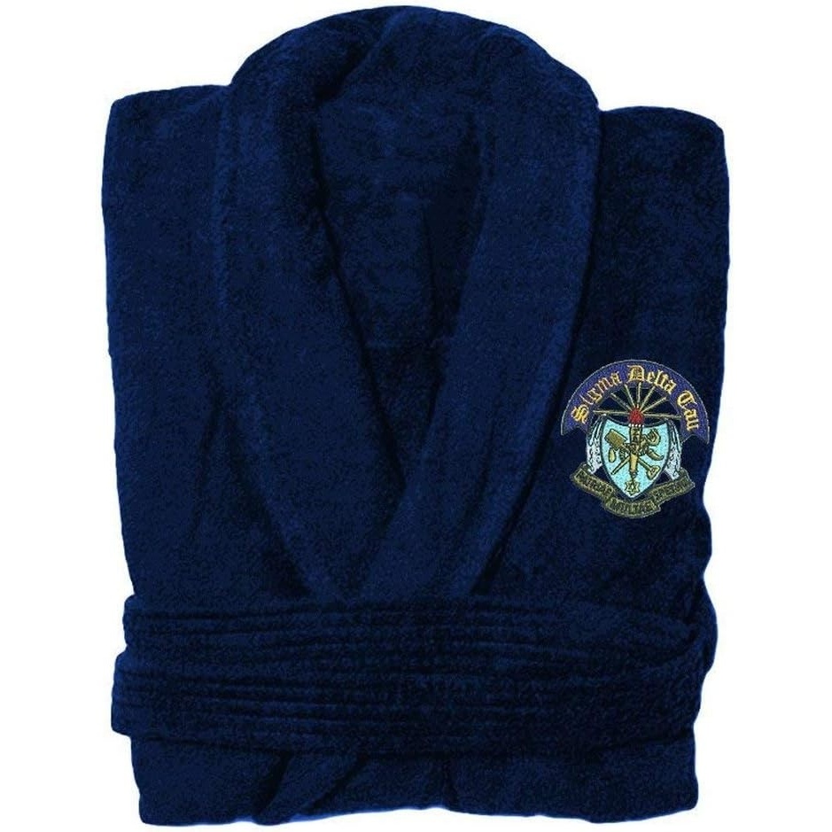 image:imageSigma Delta Tau Bathrobe Navy Blue