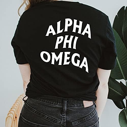 image:imageAlpha Phi Omega Social TeeBlack