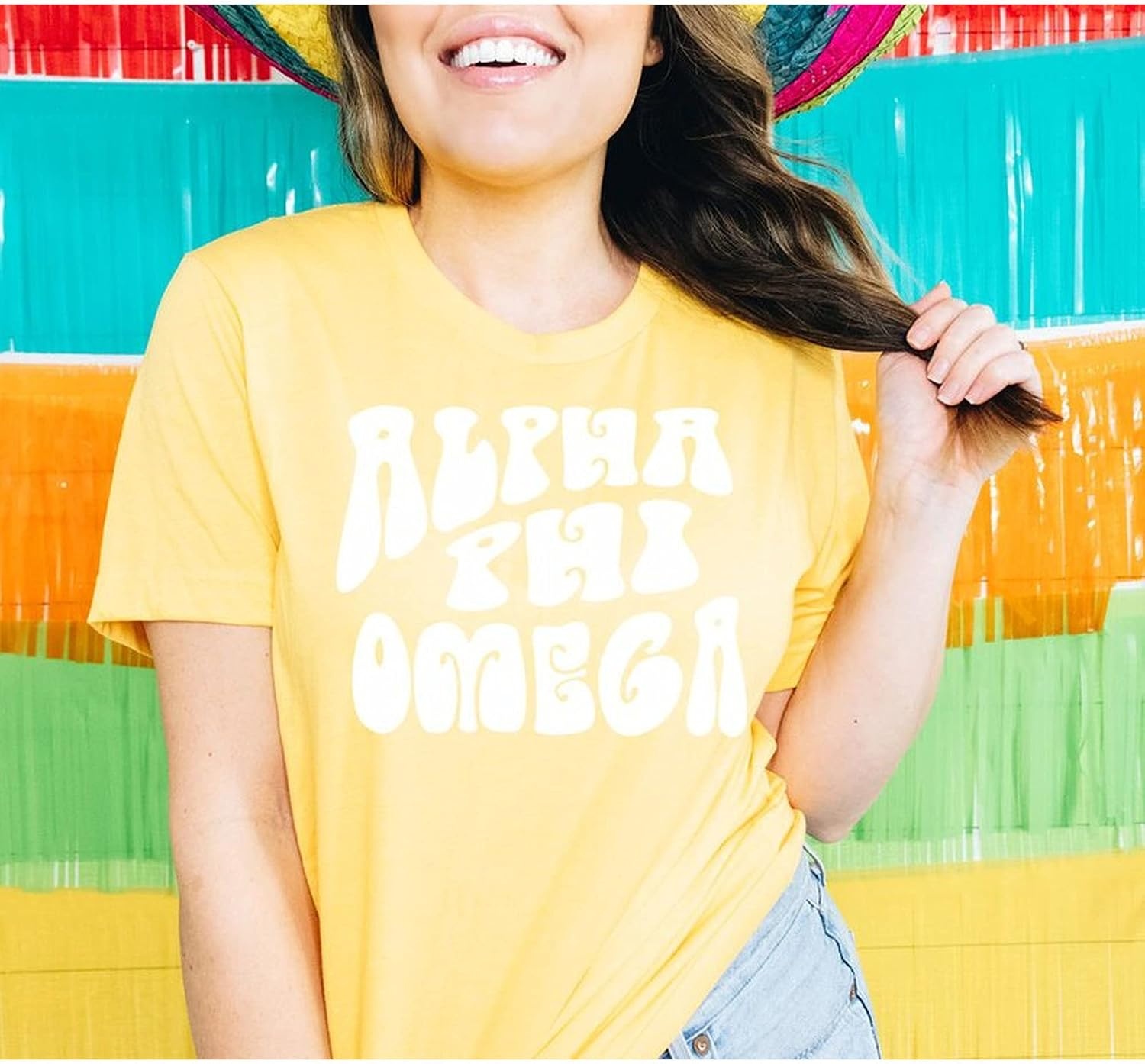 image:imageAlpha Phi Omega Sorority Shag TShirtMaize