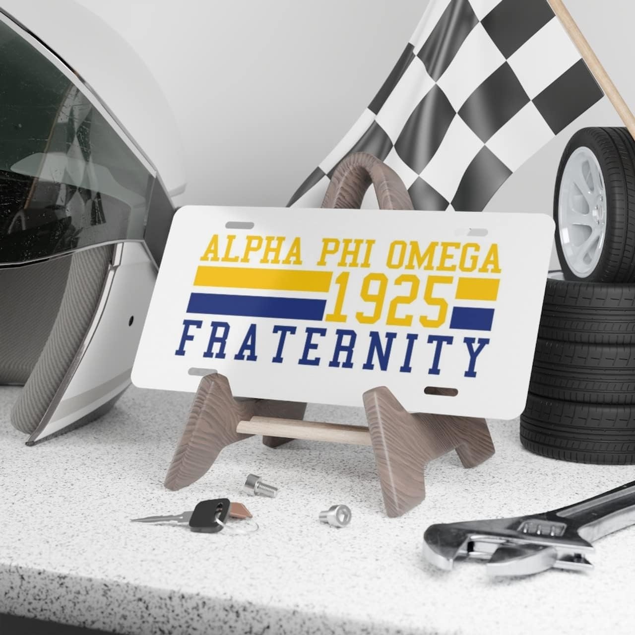 image:imageAlpha Phi Omega Year License Plates