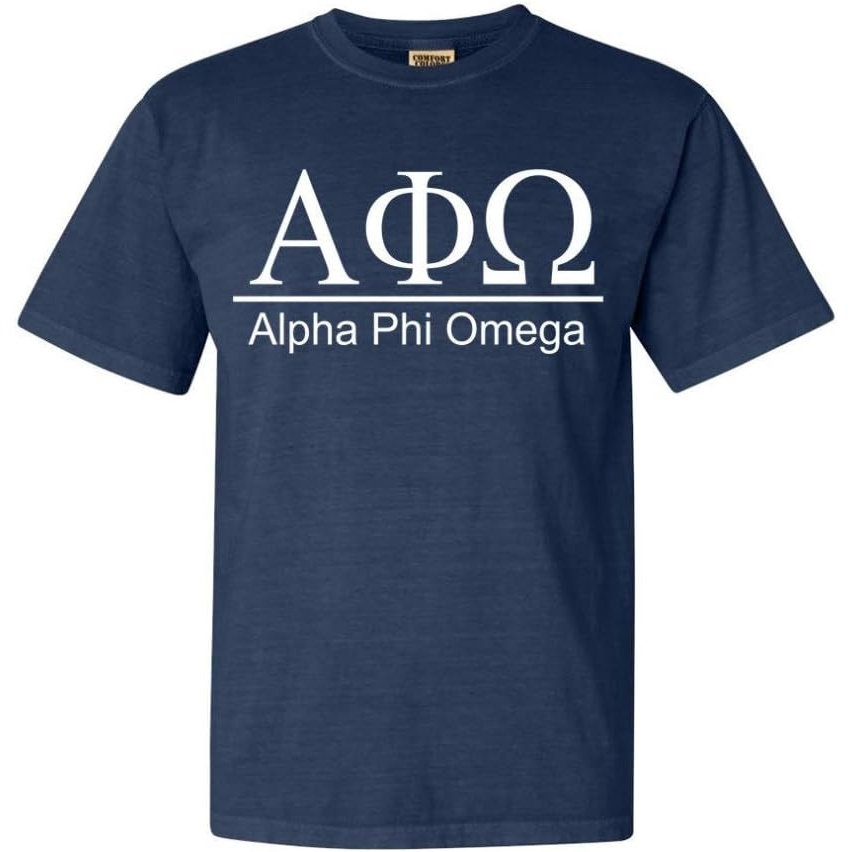 image:imageAlpha Phi Omega Heavyweight TShirtMidnight