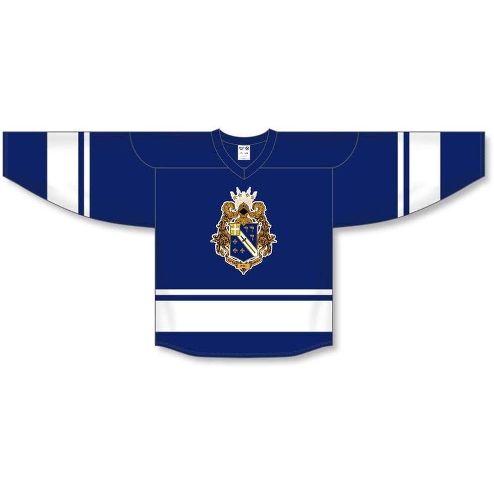 image:imageAlpha Phi Omega League Hockey JerseyRoyalWhite