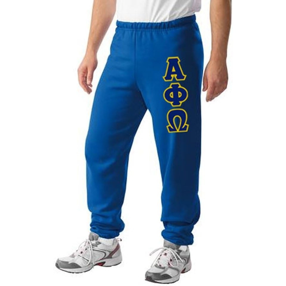 image:imageAlpha Phi Omega Lettered SweatpantsRoyal Blue