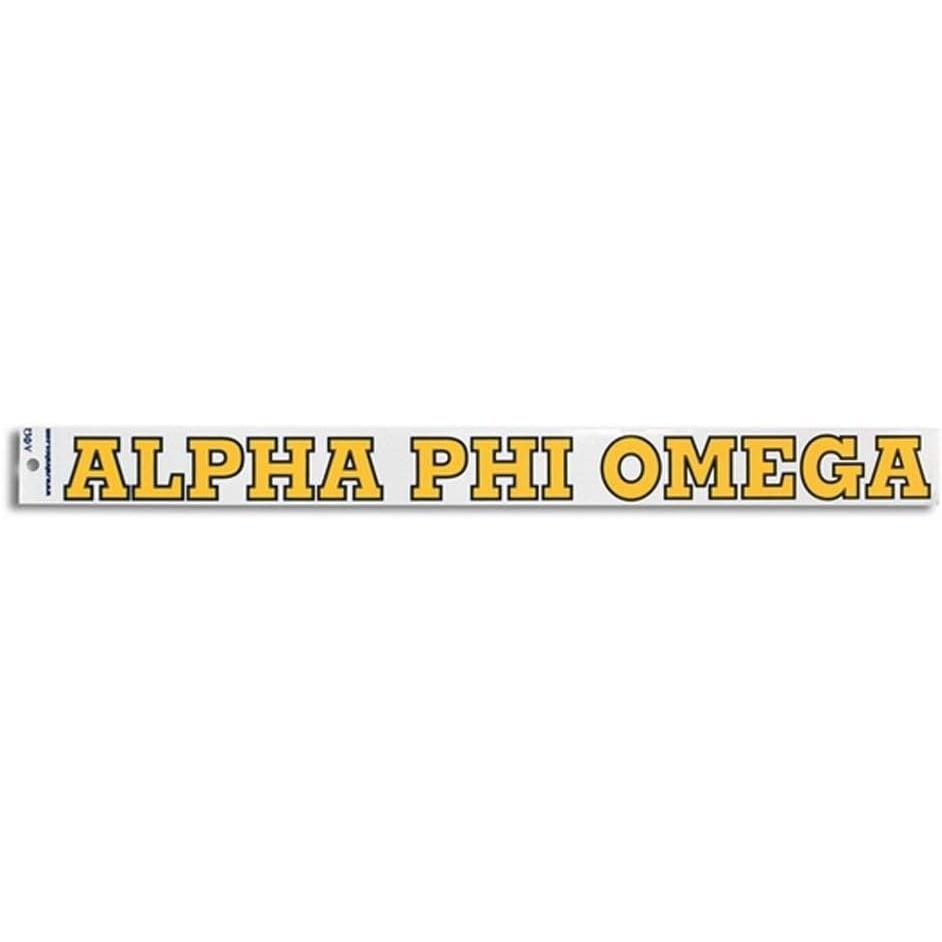 image:imageAlpha Phi Omega Long Window Decal