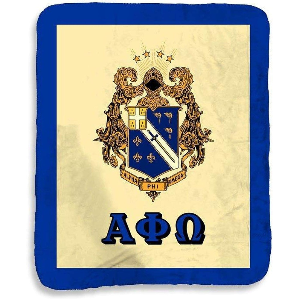 image:imageAlpha Phi Omega Sherpa Lap Blanket
