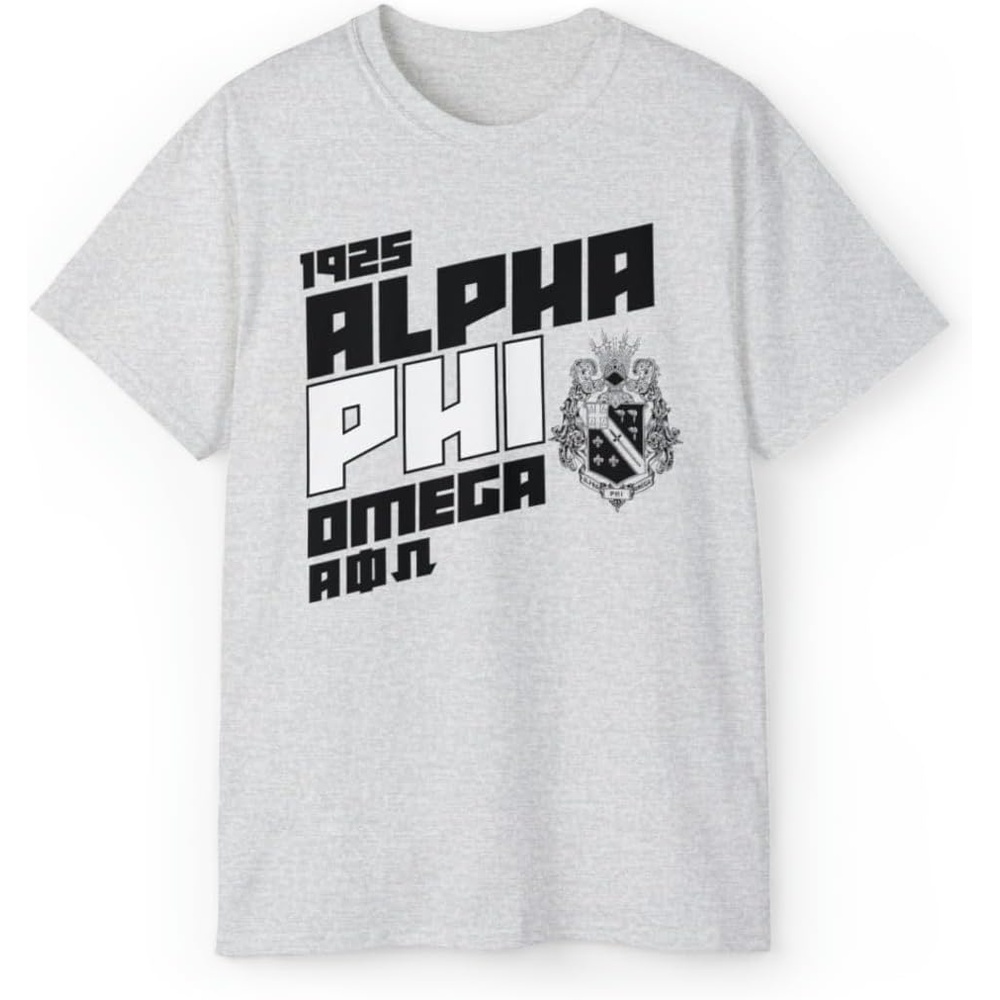 image:imageAlpha Phi Omega Upstanding TeeSports Grey