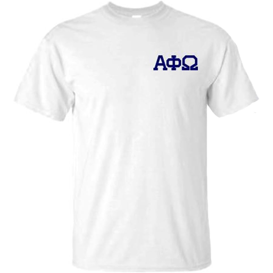 image:imageAlpha Phi Omega World Famous Crest TeeWhite