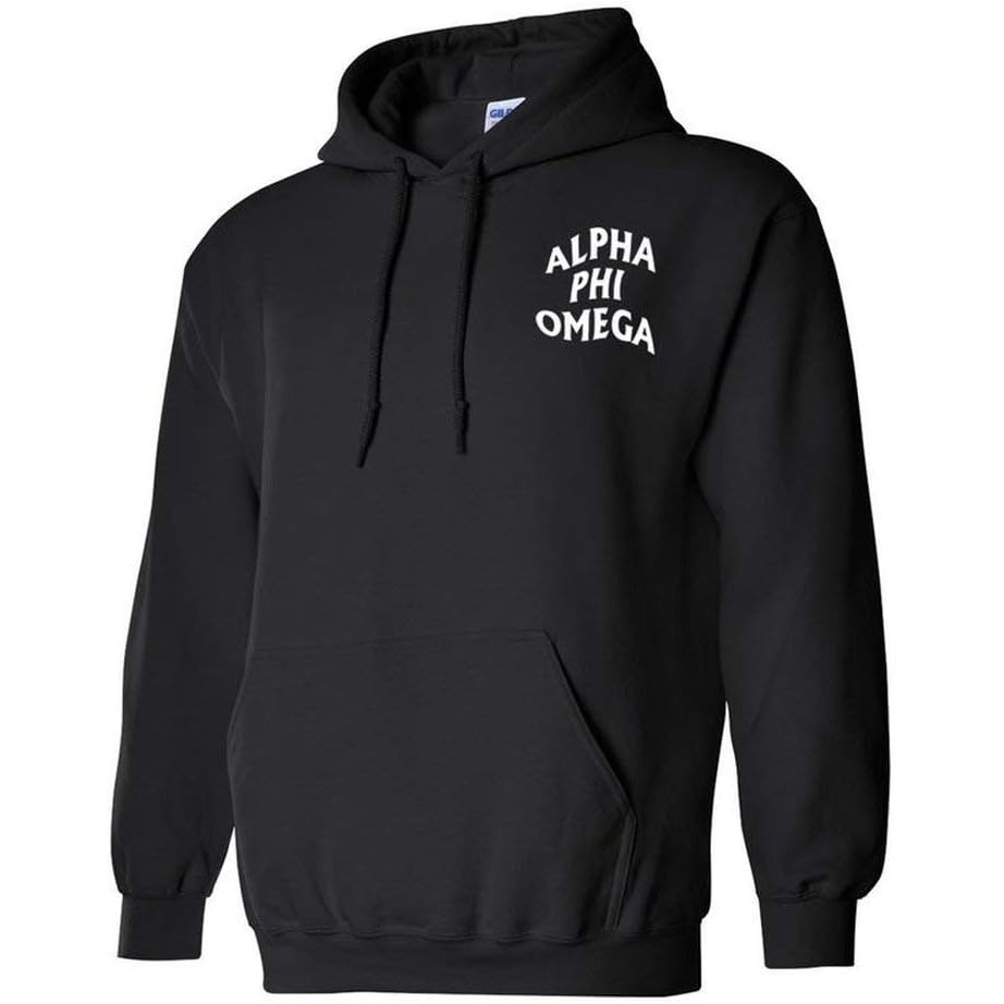 image:imageGreekgear Alpha Phi Omega Social HoodieBlack