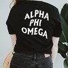 Alpha Phi Omega Social Tee(Black)
