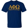 Alpha Phi Omega Bar Tee(Navy Blue)