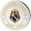 Alpha Phi Omega Circle Crest – Shield Decal