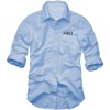 Alpha Phi Omega Classic Oxford(Light Blue/Light Stone)