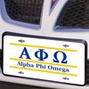 Alpha Phi Omega Lettered Lines License Cover