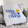 Alpha Phi Omega Torch Logo Afghan Blanket Throw