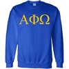 Alpha Phi Omega World Famous Greek Crewneck(Royal Blue)