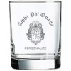Greekgear Alpha Phi Omega Old Style Glass Transparent
