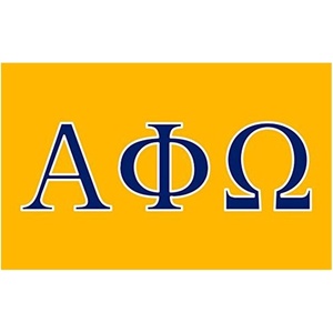 Alpha Phi Omega Flag Decal Sticker