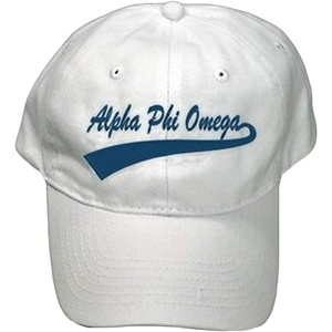 Alpha Phi Omega Tail Baseball Hat(Navy Blue)