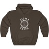 Sigma Kappa Unisex College Seal Hoodie(Dark Chocolate)