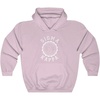 Sigma Kappa Unisex College Seal Hoodie(Light Pink)