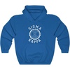 Sigma Kappa Unisex College Seal Hoodie(Royal)