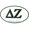 Delta Zeta Euro Style Sticker