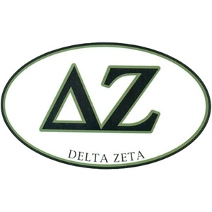 Delta Zeta Euro Style Sticker