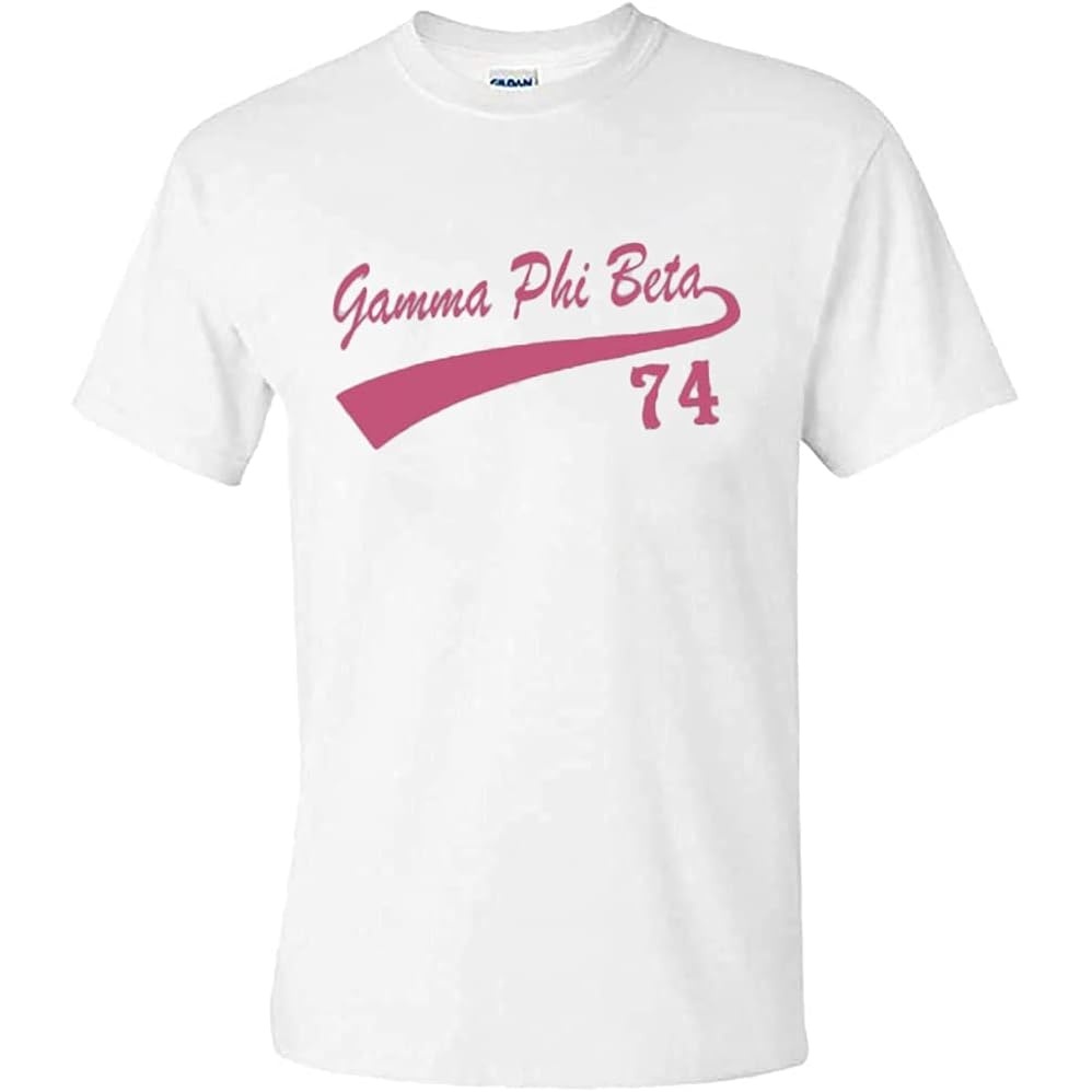 image:imageGreekgear Gamma Phi Beta Tail TShirtsWhite