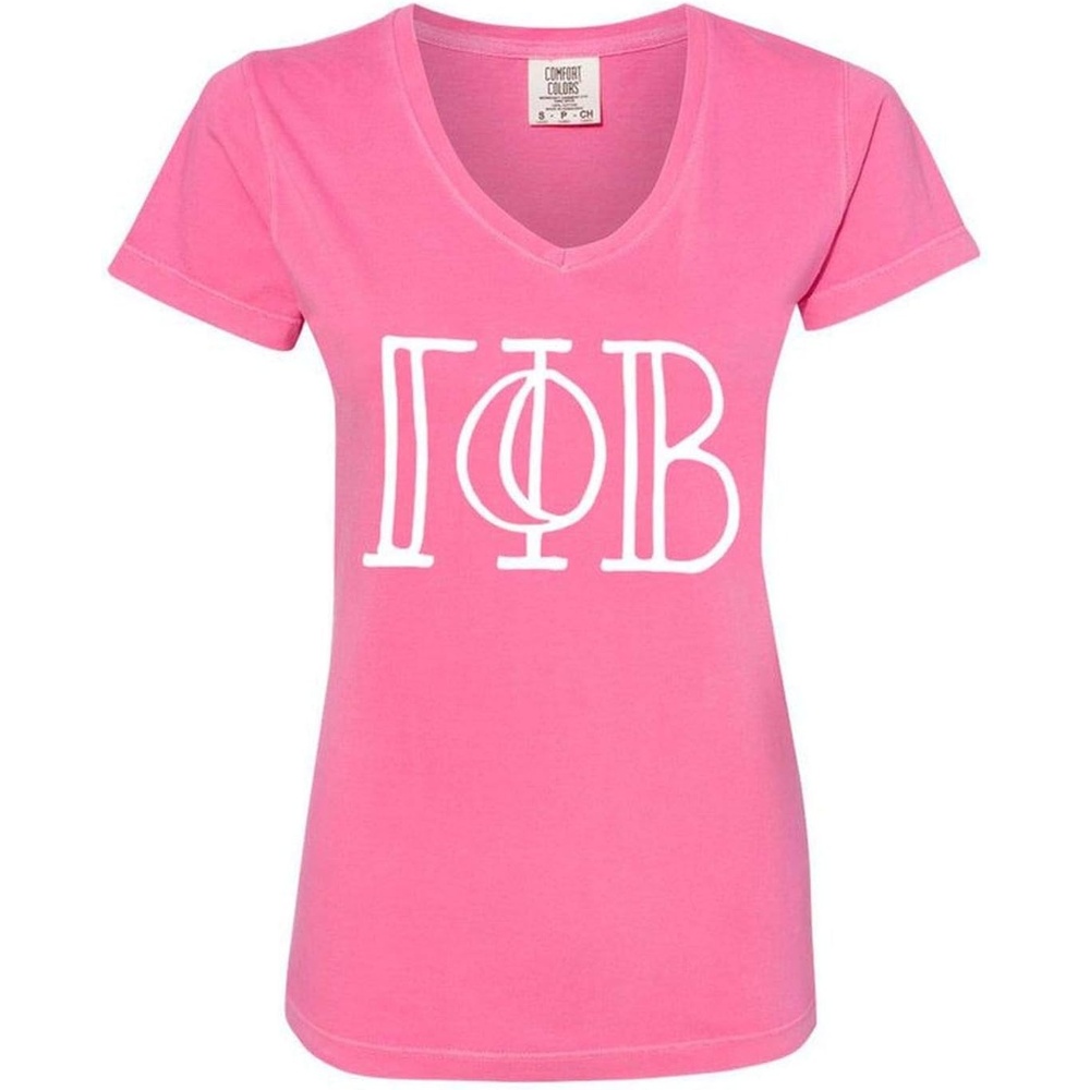 image:imageGreekgear Gamma Phi Beta VNeck TShirtCrunchberry