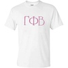 Gamma Phi Beta University Greek T-Shirts(White)